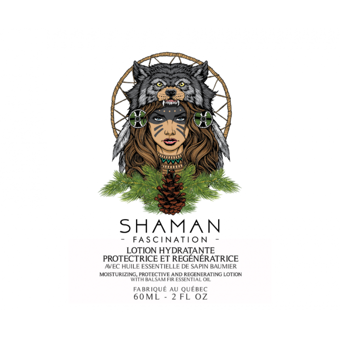 SHAMAN - Moisturizing, protective and regenerating lotion with balsam fir essential oil - 2FL OZ / 60ml